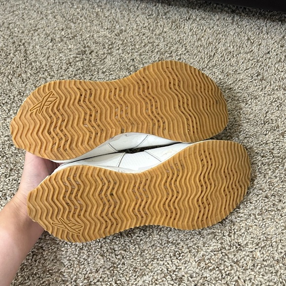 Reebok Zig Dynamica Running Shoe Sneakers Women's Size 7 White Green Chunky Mesh - Picture 6 of 13